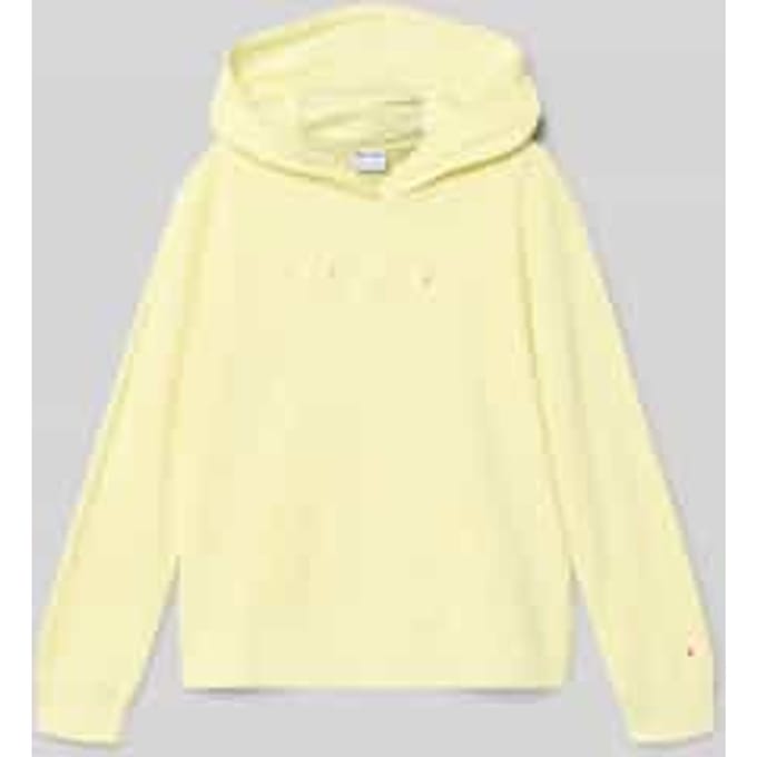 Hoodie van Katoenmix met Geborduurd label