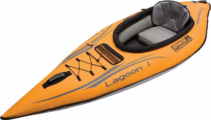 Advanced Elements Lagoon 1 + PUMP - Inflatable Kajak - solo - 6 luchtkamers