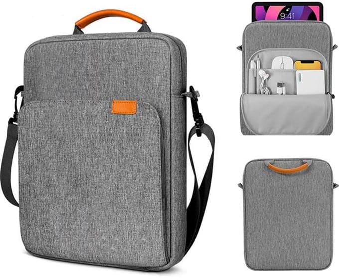 EtuiTab Soft Case - Laptoptas/Tablet Sleeve - Waterbestendig - 13 Inch - Grijs