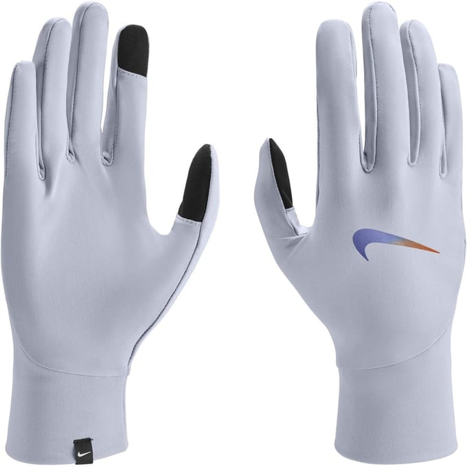 Nike Heren Pacer Lichte Hardloop Handschoenen (Wit)