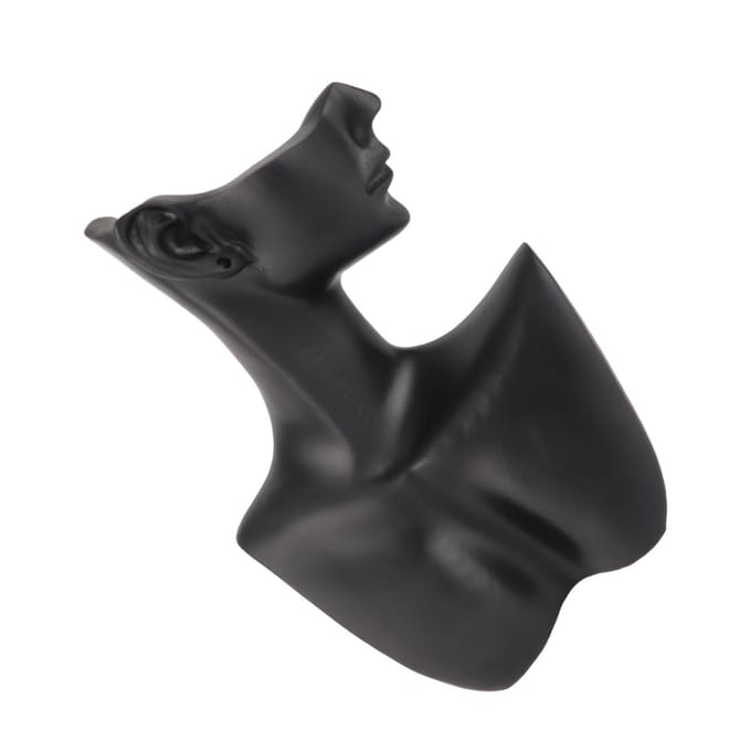Zwarte Sieraden Display Buste Hars Elegant Ketting Oorbellen Display Mannequin Standaard voor Sieraden gray
