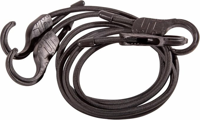 Elastische Snelbinders - Spanbanden - Vervoer Vastzetten - Verstelbare Lengte - 110cm 2 Stuks - Zwart