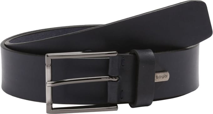 LLOYD Leren Riem Men´s Leather Belt 4.0 W80 Navy Donkerblauw