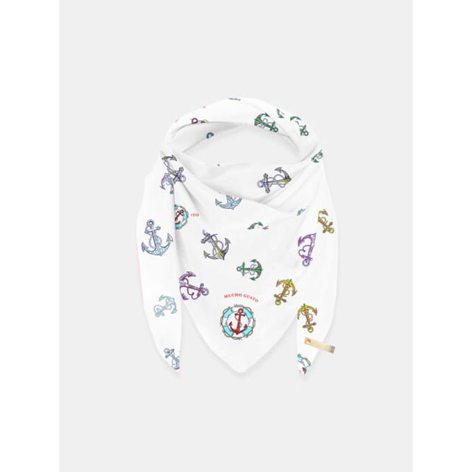 Mucho Gusto ® sjaal cannes anker icoon print