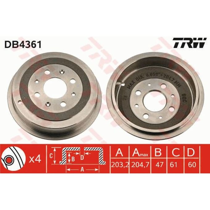Remtrommel TRW DB4361