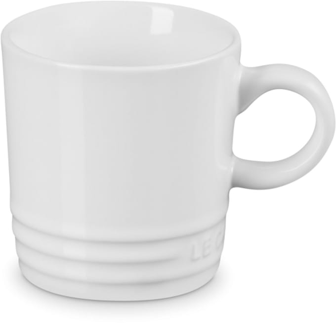 Le Creuset espressokop 0,1L aardewerk white