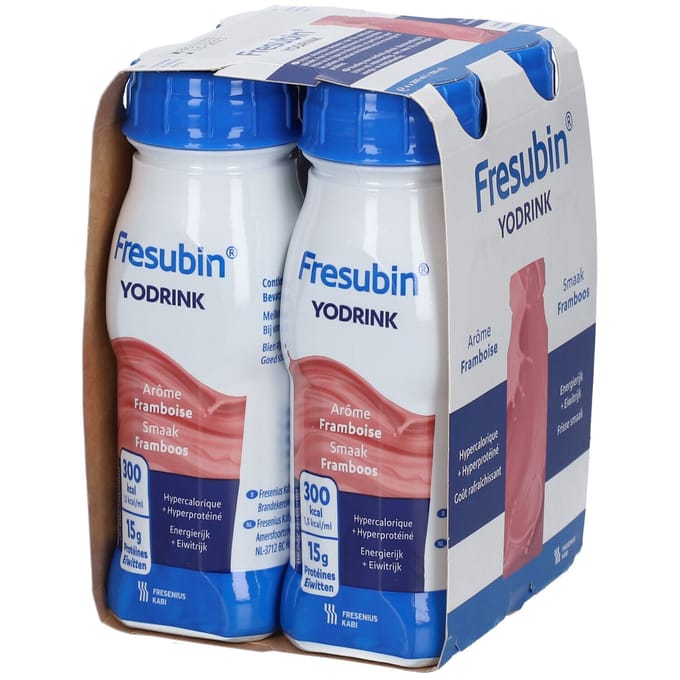 Fresubin Yodrink Framboos 4x200 Drinkbare oplossing
