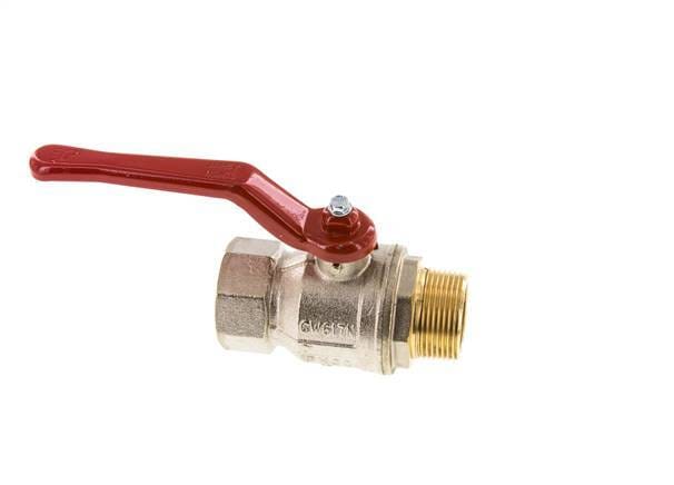 Buiten x Binnendraad R/Rp 1-1/4 inch 2-Weg Messing Kogelkraan - BL2BN-M-MF-114