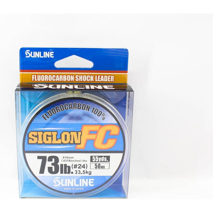 Sunline Fluorocarbon Leider Siglon FC 100% 50m 73lb Diameter 0,81 mm (2071) schoon