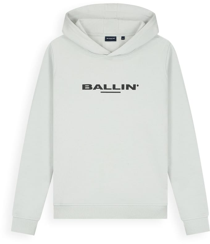 Ballin Amsterdam - Jongens Regular fit Sweaters Hoodie LS - Leaf Green - Maat 10
