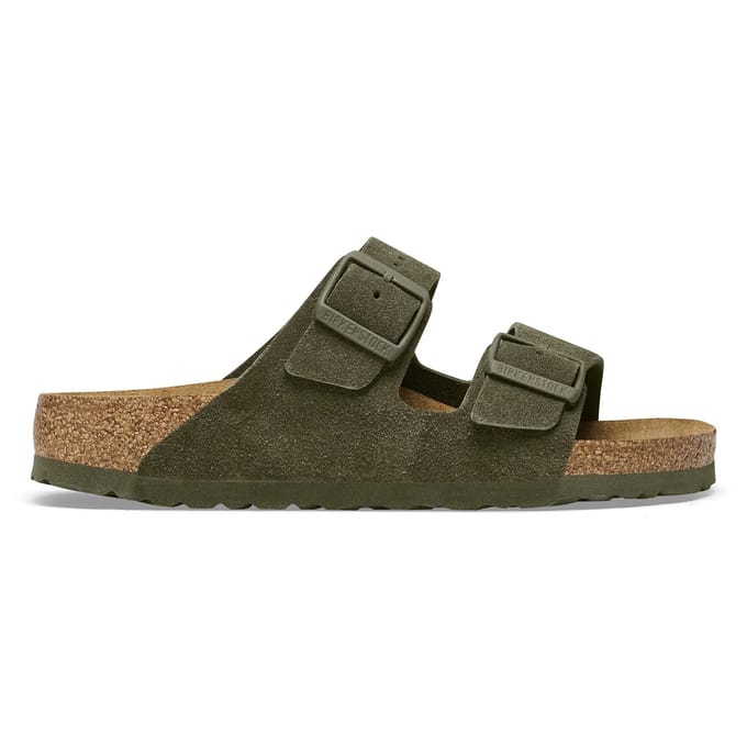 Suède leren sandalen Birkenstock Arizona