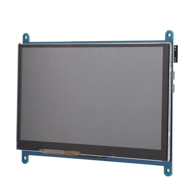 7 Inch 1024x600 HDMI LCD Touchscreen Display met Acryl Behuizing voor Raspberry Pi 4b 3b 3b