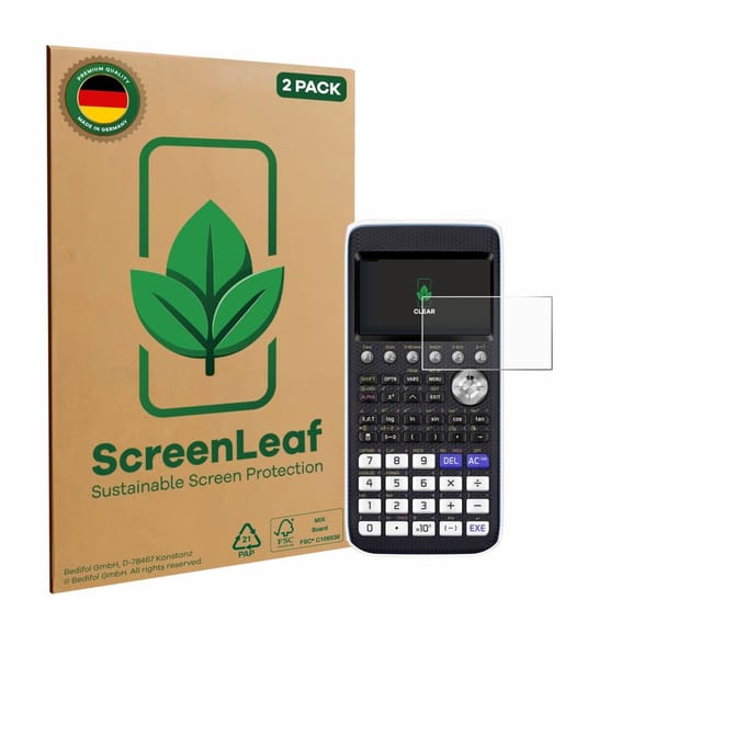 2 Stuks Screenprotector voor Casio FX-CG50 - Hoogwaardige Beschermfolie transparant
