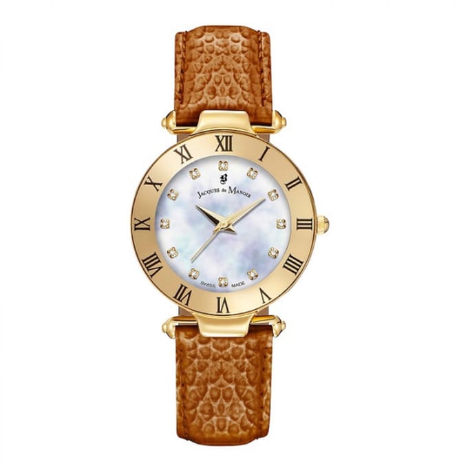 JACQUES du MANOIR JWL00106 Dames Horloge 33mm Swiss-Made
