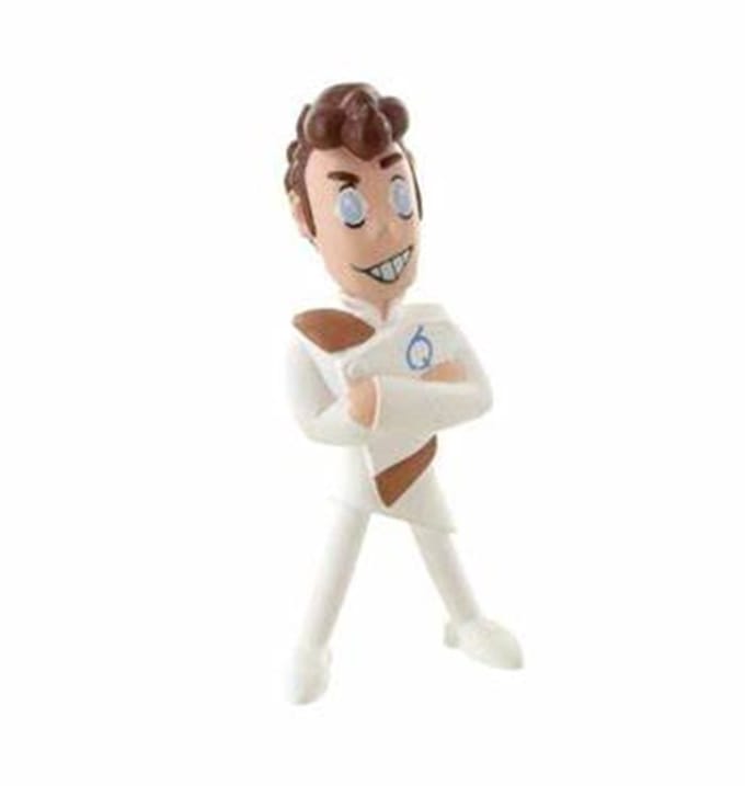 6Q - Club Super 3- Comansi speelfiguur - 8cm