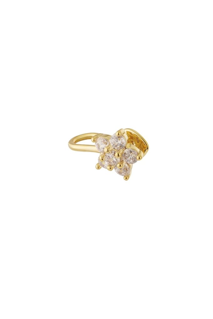 Earcuff - Nose cuff - Floral - Bloem - Yehwang - Koper - Goud