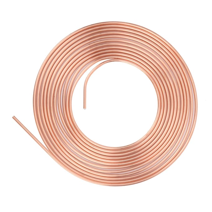 316in OD 25ft Koper Nikkel Remleiding Buiskit Rol en Fitting Perfecte Flexibiliteit beige