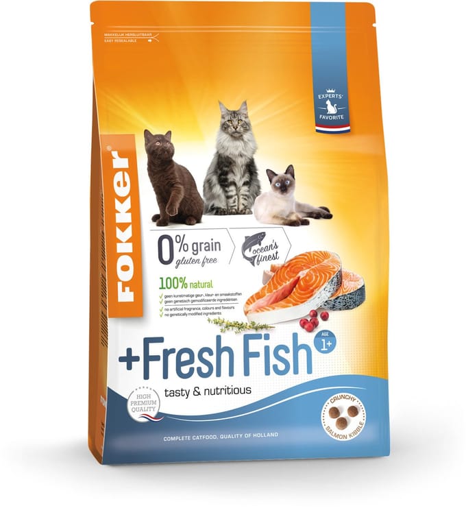 Fokker Cat + Fresh Fish 7 kg.