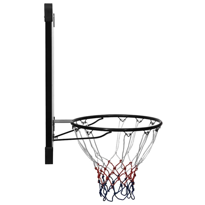 vidaXL - Basketbalbord - 106x69x3 - cm - polycarbonaat - transparant