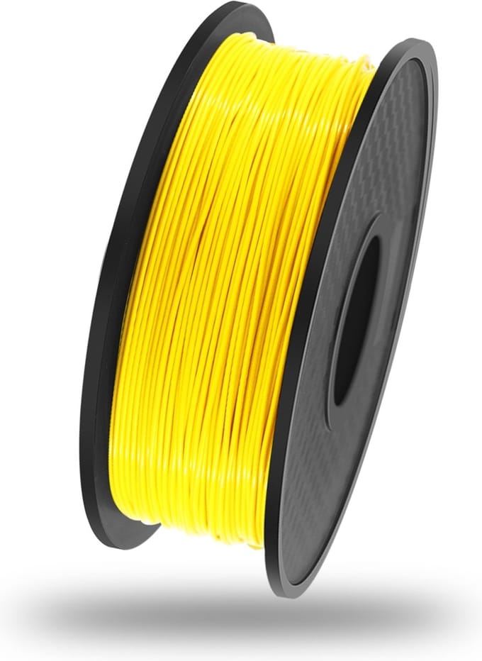 PLA Filament - 1.75mm 1kg - 3D Printer - 3D Pen Navulling - Geel