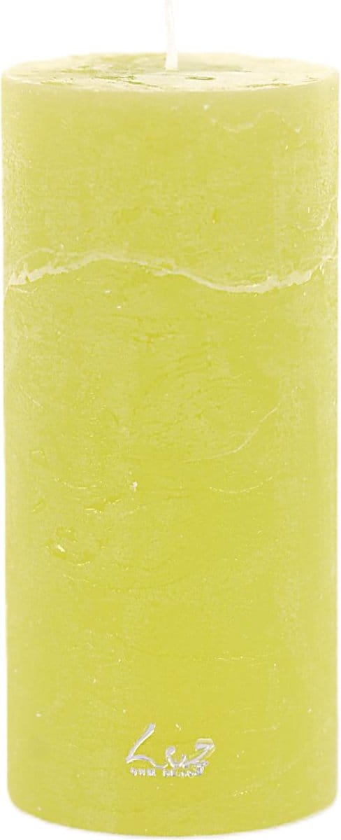 Rasteli Luz Your Kaars Cilinder Groen-Lime Groen D 7 cm H 15 cm
