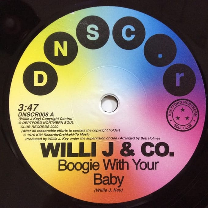Willie J. & Co. / Rare Function - Boogie With Your Baby / Disco Function (7" Single)