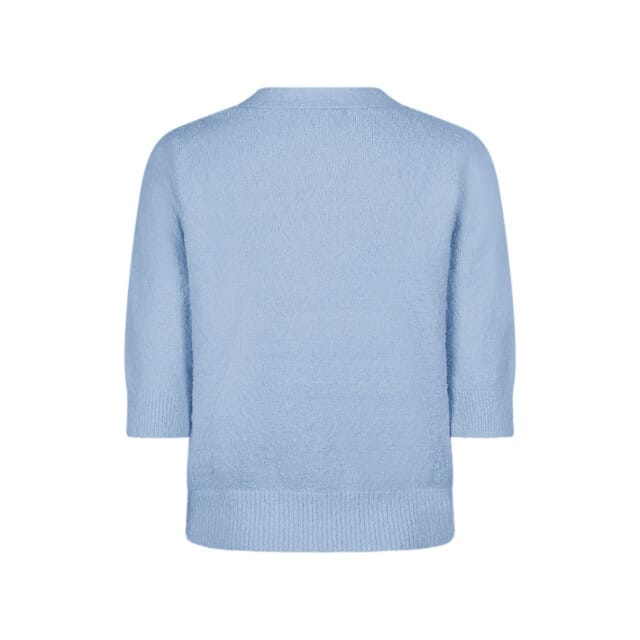 Red Button Popcorn vest L.blau