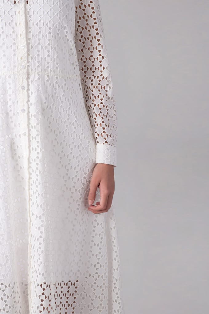 Anne Fontaine Cascais White Taglia: 46 | Maxi abiti Outlet | Donna | Bianco