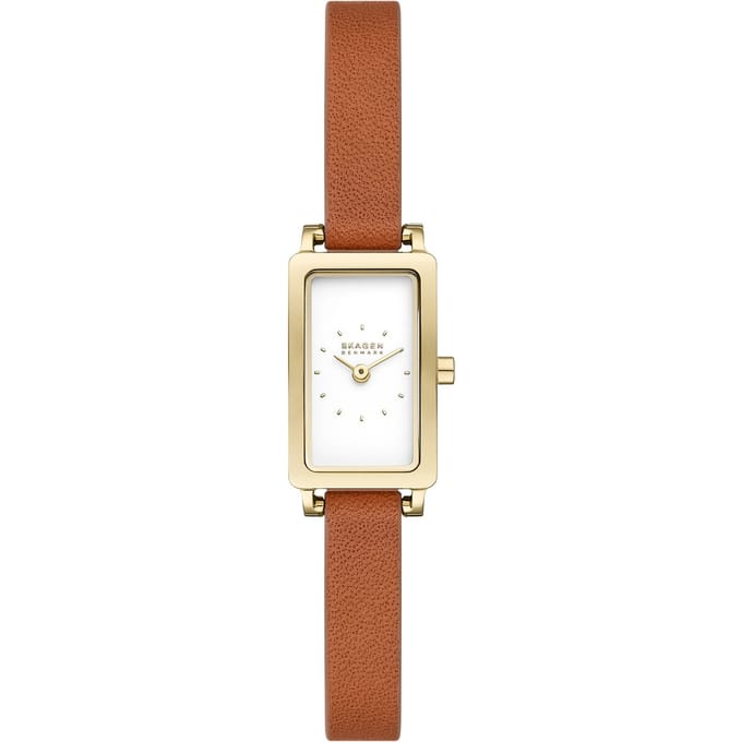 Skagen Micro Hagen Dames Horloge Bruin SKW3149