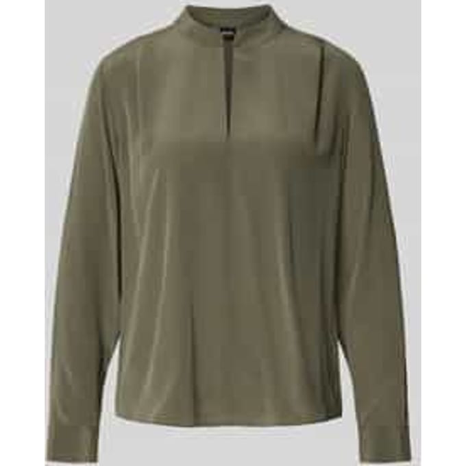 relaxed fit blouse met lange mouwen van pure zijde model 'Belindina'