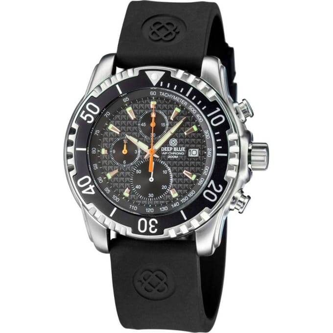 Deep Blue AP Chronograph quartz diver Black