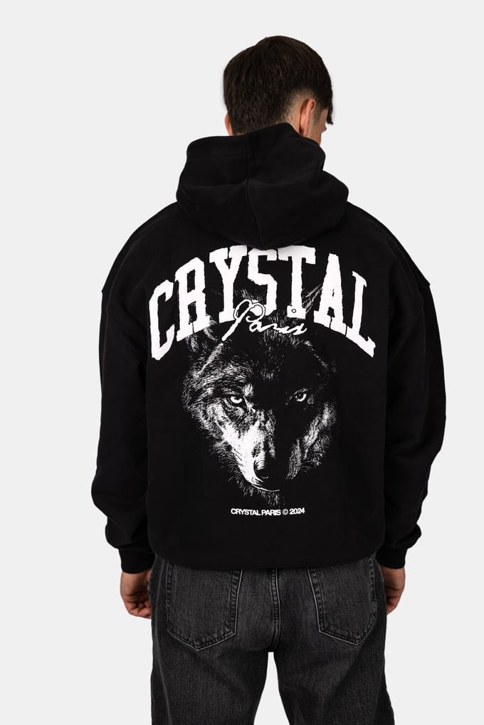 Crystal Paris Oversized hoodie Nightwolf