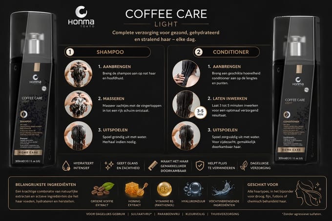 Honma Tokyo Coffee Care Light Shampoo & Conditioner