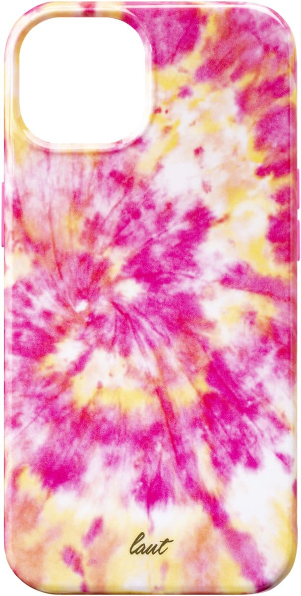 Laut Huex Tie Dye hoesje voor iPhone 13 - roze
