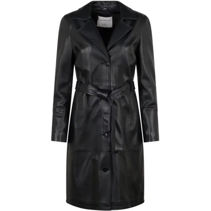 Leren trench-coat dames Oakwood Opera