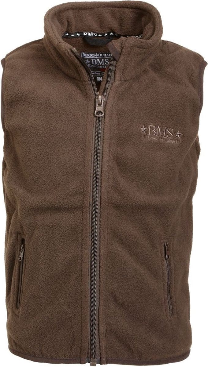 BMS Kinderjas Antarctisch Clima-Fleece Vest Bruin