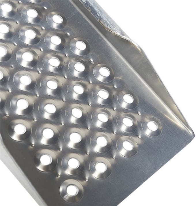 Datona® - Aluminium oprijplaat met opstaande rand - 200 cm - 2 stuks