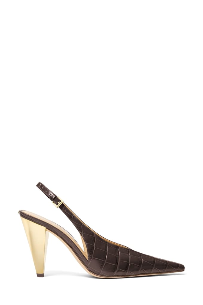 Michael Kors Electra Sling Pump Chocolate Taglia: 37 | Tacchi Alti Outlet | Donna | Marrone