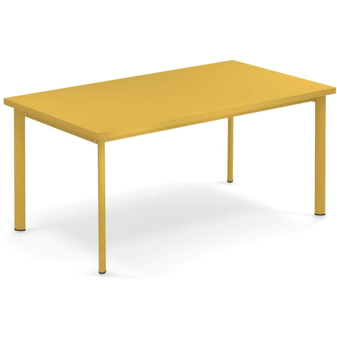 Emu Star tafel - currygeel - 160 x 90 cm