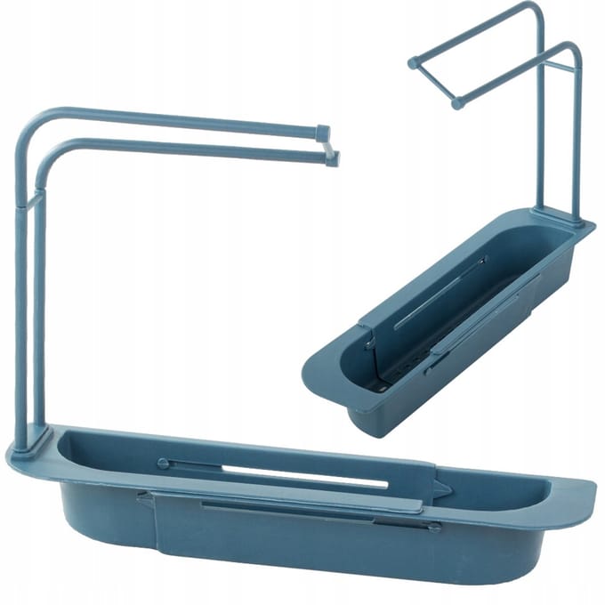 Pingyang Rongrong Handicraft - Keukenorganizer - Uitschuifbaar - Groene Lekbak - 50 cm