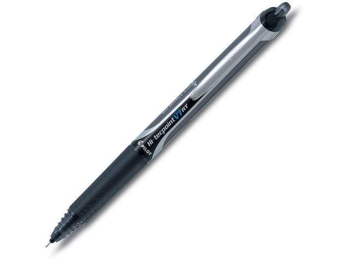 Rollerpen PILOT Hi-Tecpoint V7 RT medium zwart | 12 stuks