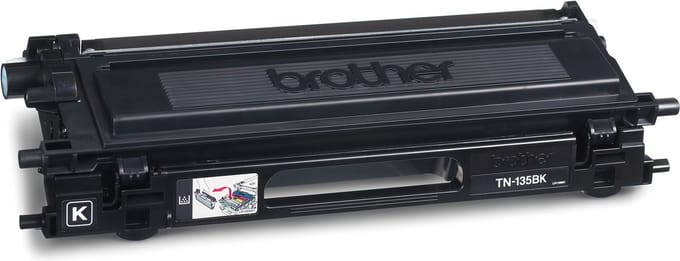 Brother TN-135BK Tonercartridge - Zwart