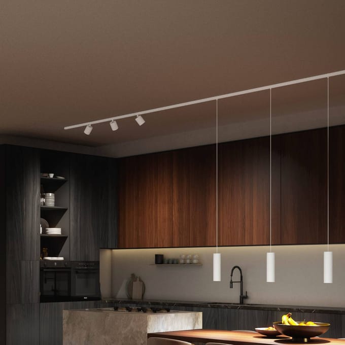 Philips Hue Perifo railverlichting muur - 2-spots - 1 gradient light tube - wit - basisset