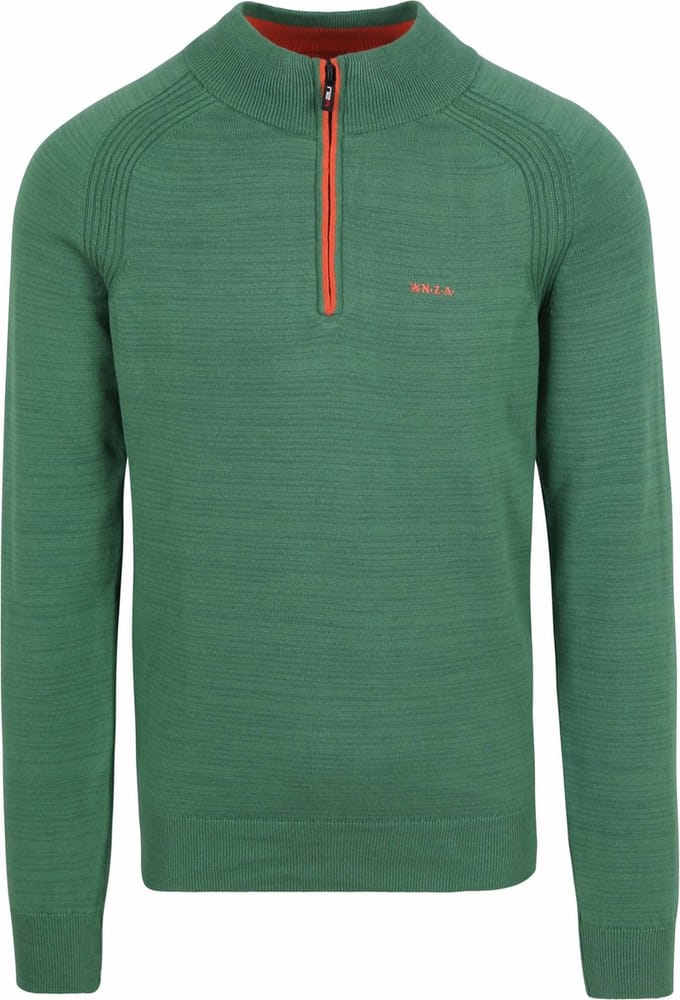 NZA - Effen katoenen trui - Amazon Green