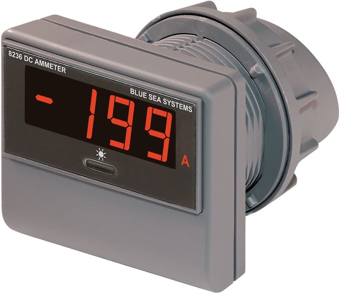 BSS Ampere Meter Digitaal 8/32V Bereik: -500-500A+