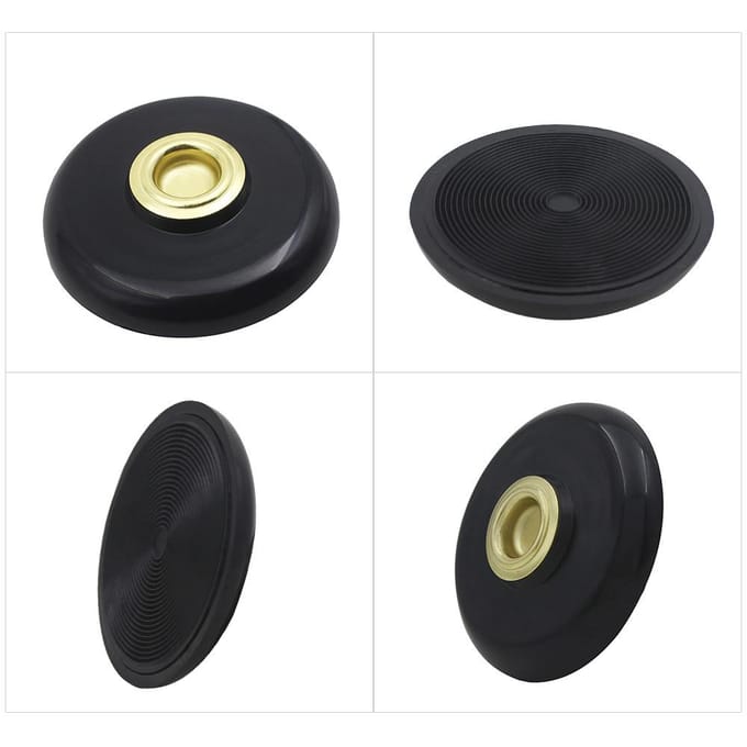 Cello Eindpin Stop Stopper Houder Ankerbeschermer Antislip met metalen oog beige