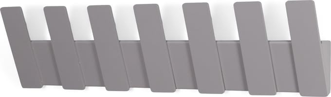 Spinder Design kapstok Angle 7 - Silky Taupe - 7 haken - Staal