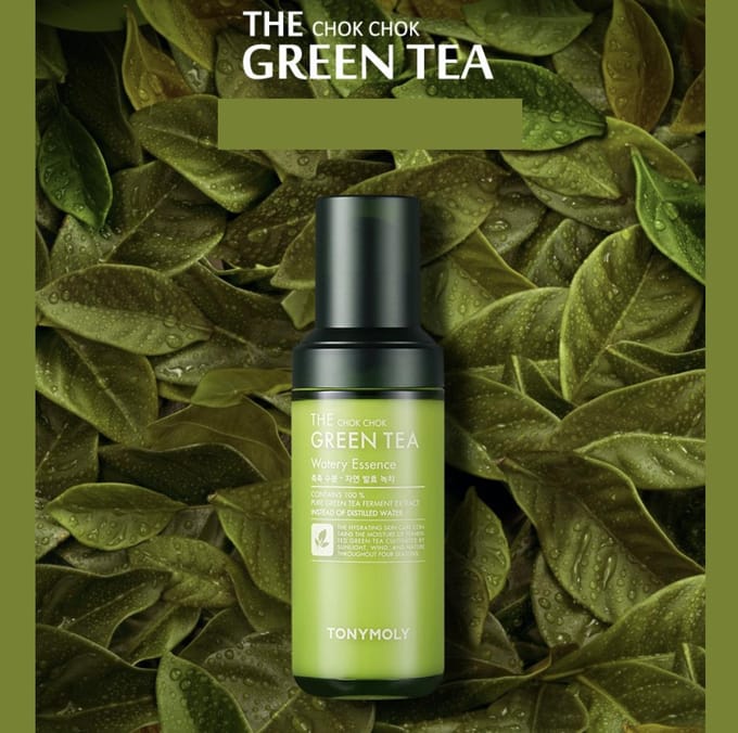 TONYMOLY The Chok Chok Essence Hydratante au Thé Vert green