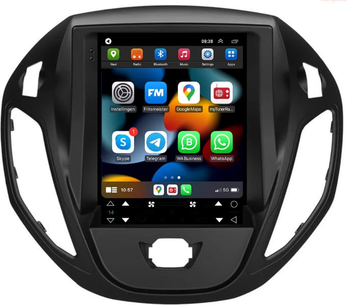 Carplay autoradio voor Ford B-max | 2012 t/m 2018 | Android 13 | Draadloos Apple Carplay & Android auto | 2GB + 32GB | 8-Core processor | Davilon | 2025 model | Bluetooth & Wifi