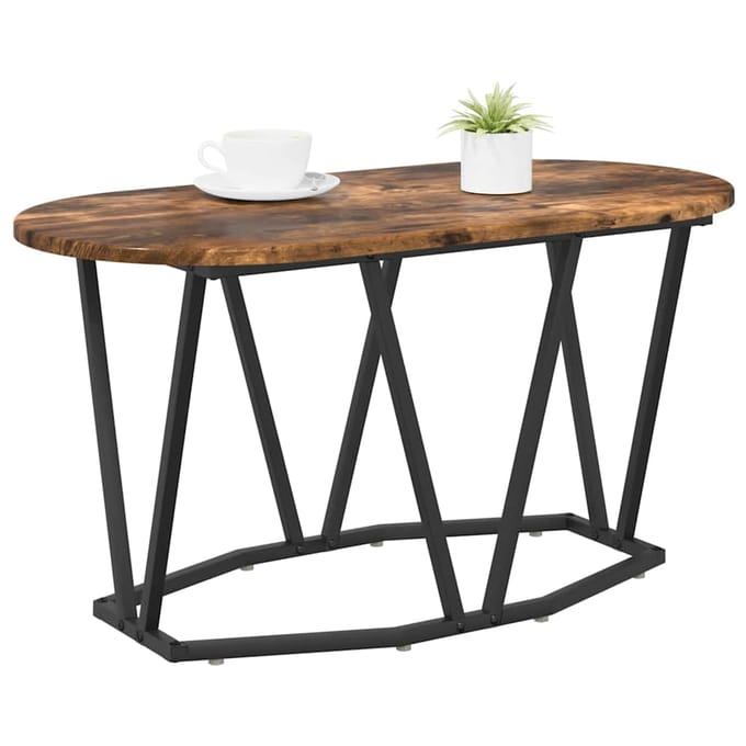 vidaXL - Salontafel - Rook - Eiken - 80 - x - 40 - x - 40.5 - cm